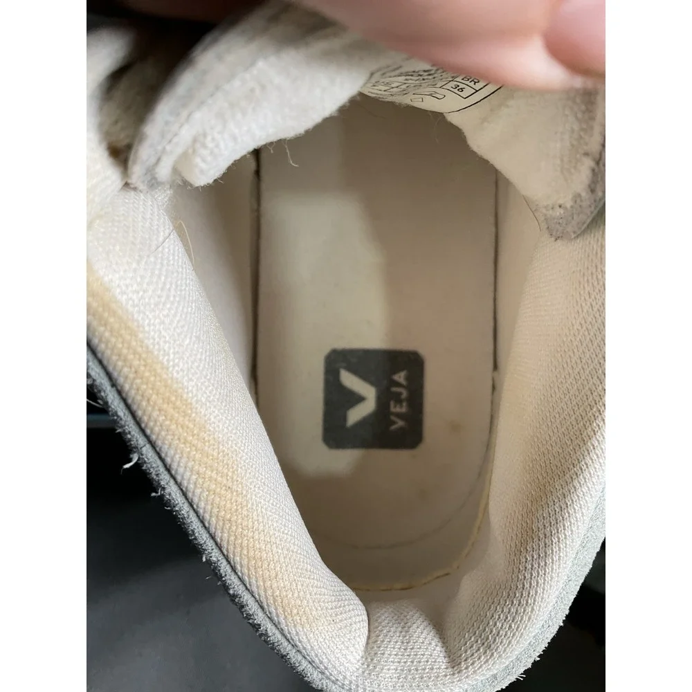 VEJA V-15 Shoes Women 7.5 Multicolor Soft Leather High Top Lace Up Retro Sneaker
